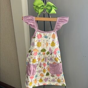 Pete & Lucy Colorful Kids Dress with Pockets